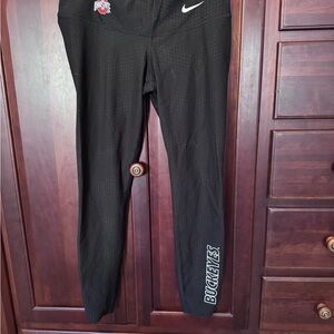 Nike Black Buckeyes Women's Leggings
